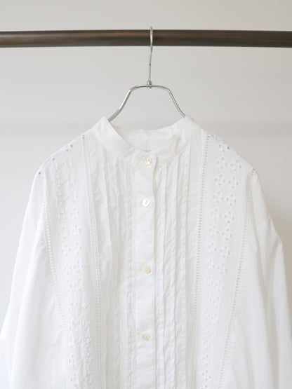 lace blouson shirt