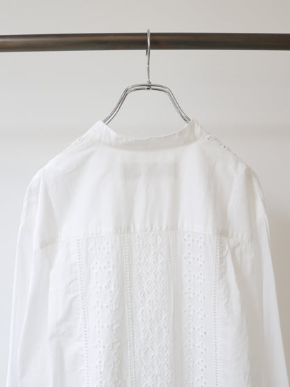 lace blouson shirt