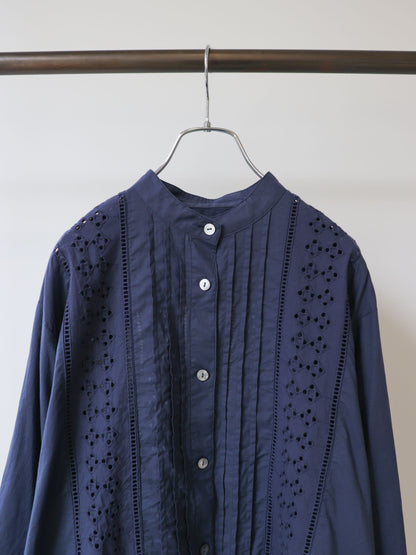 lace blouson shirt
