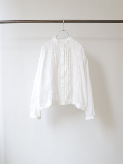 lace blouson shirt