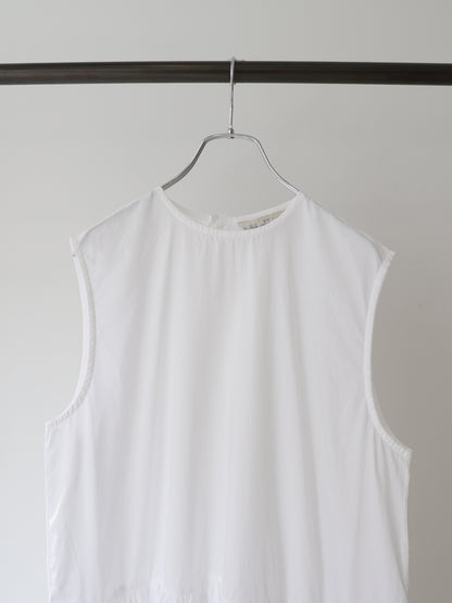 gathered no sleeve one-piece