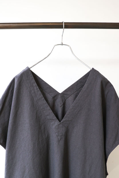 cotton linen wide one-piece