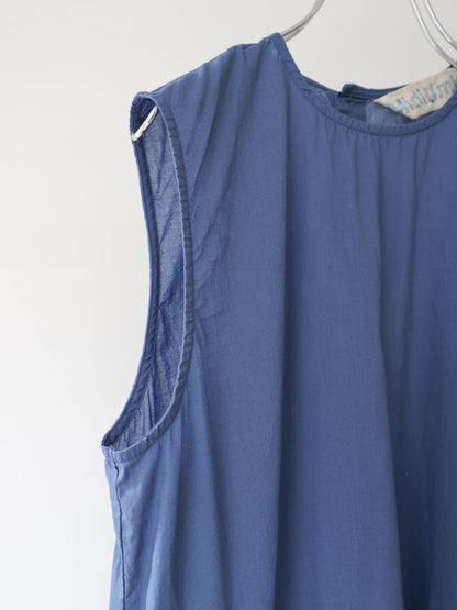 gathered no sleeve one-piece