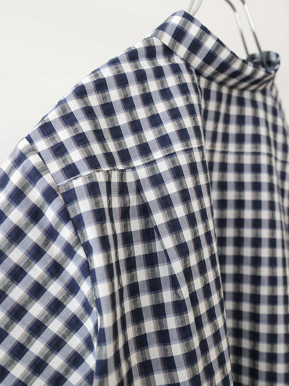 seersucker check shirt