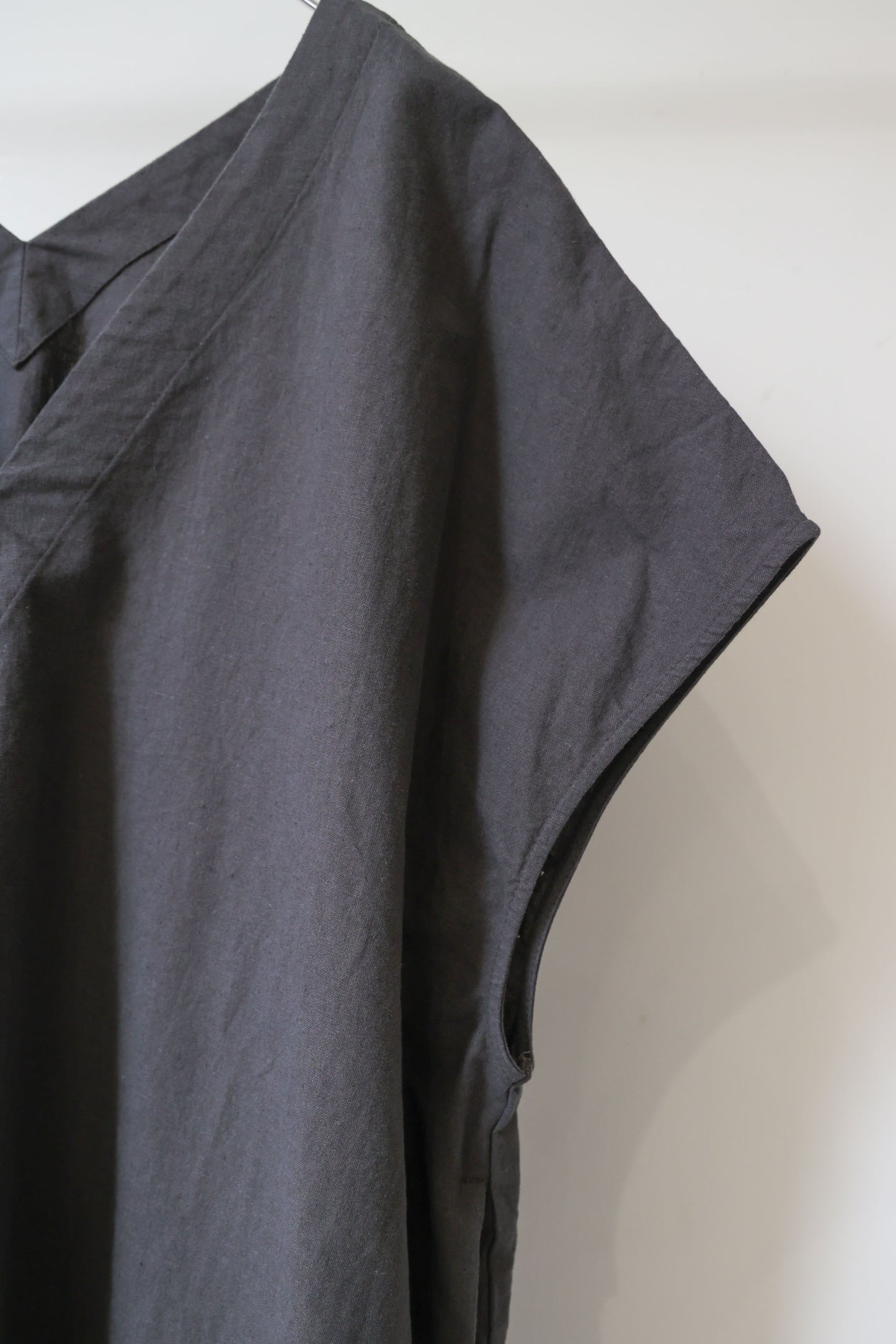 cotton linen wide one-piece