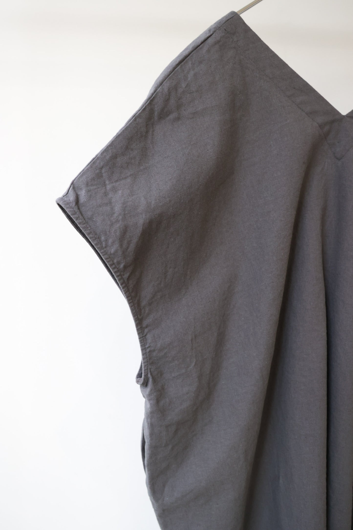 cotton linen wide one-piece