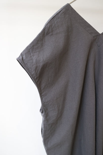 cotton linen wide one-piece