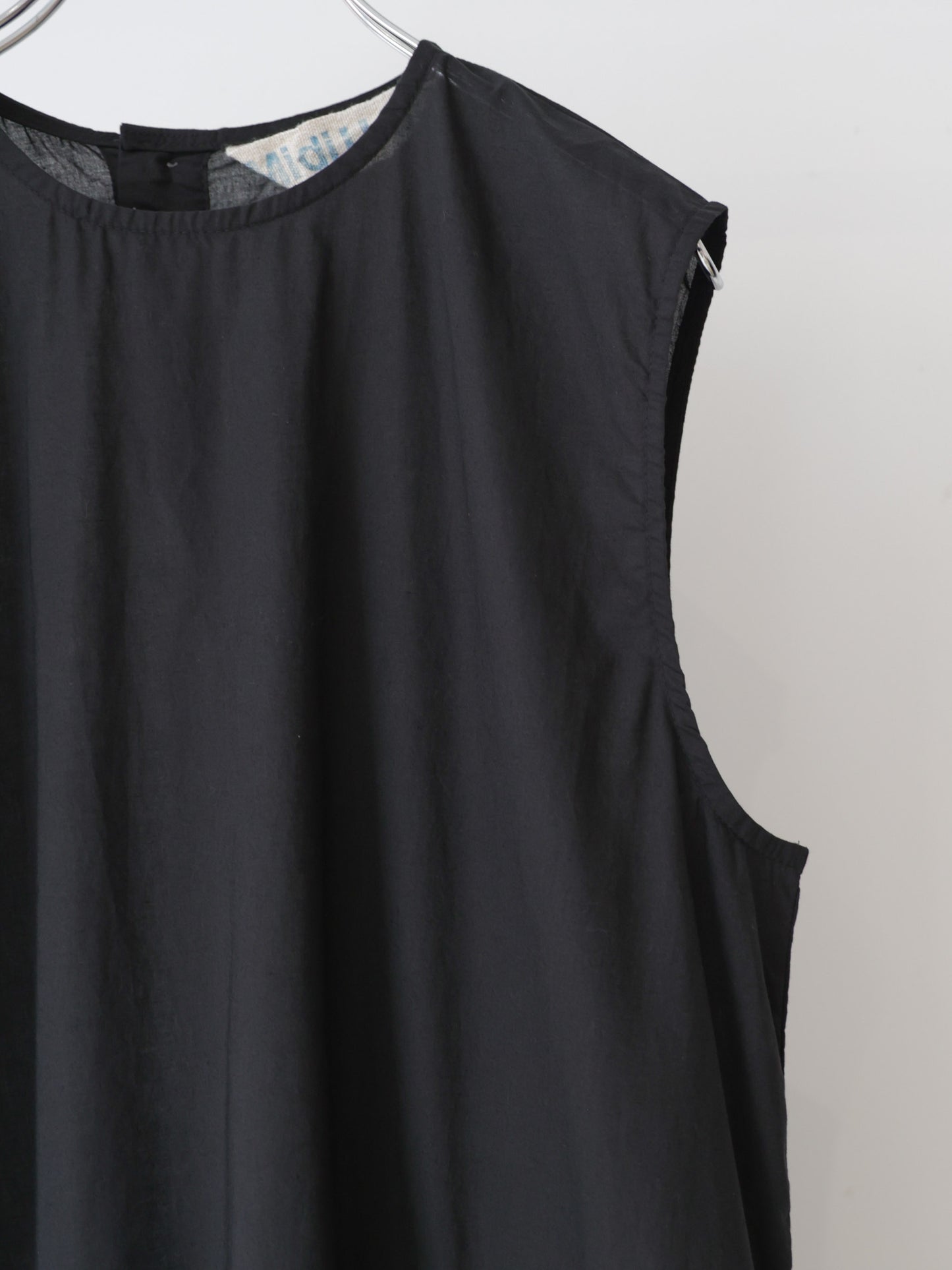 gathered no sleeve one-piece