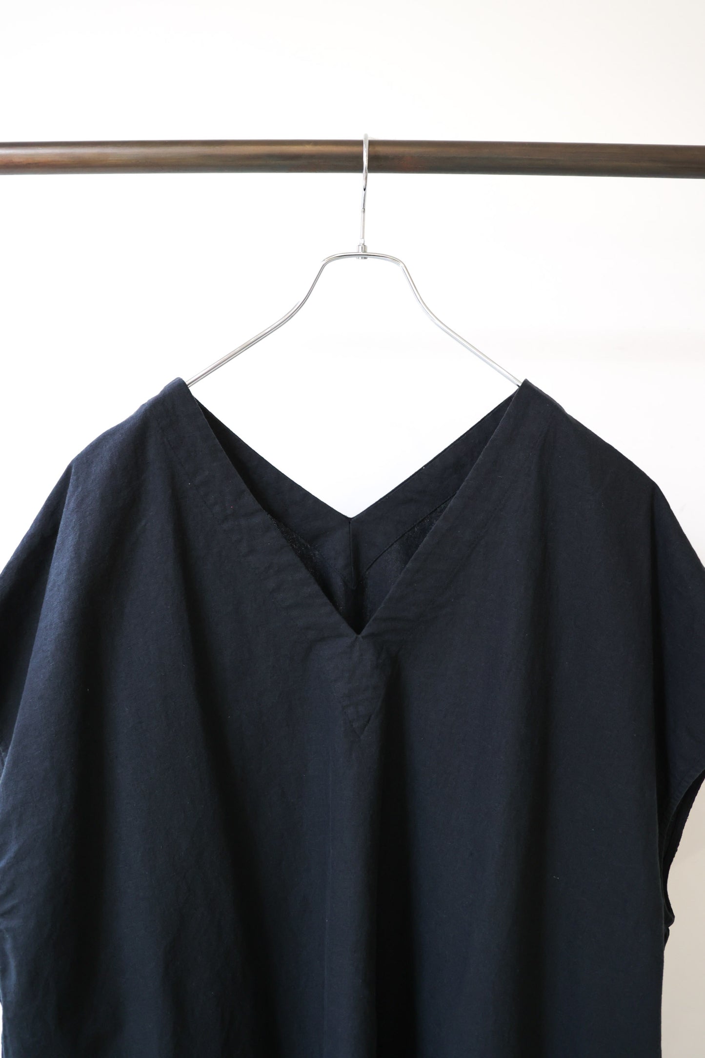 cotton linen wide one-piece