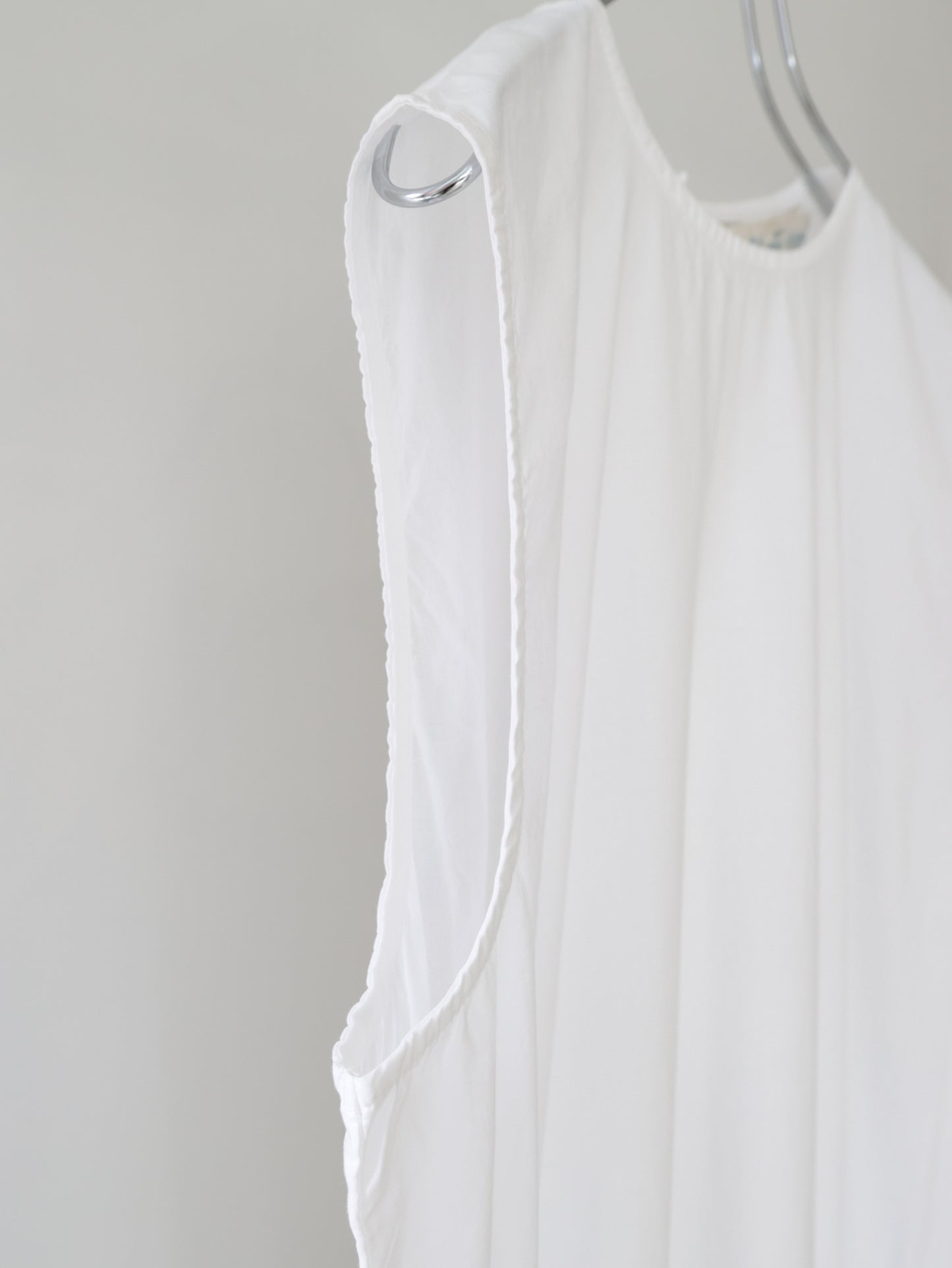 gathered no sleeve one-piece