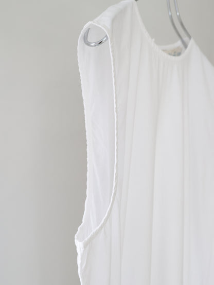 gathered no sleeve one-piece