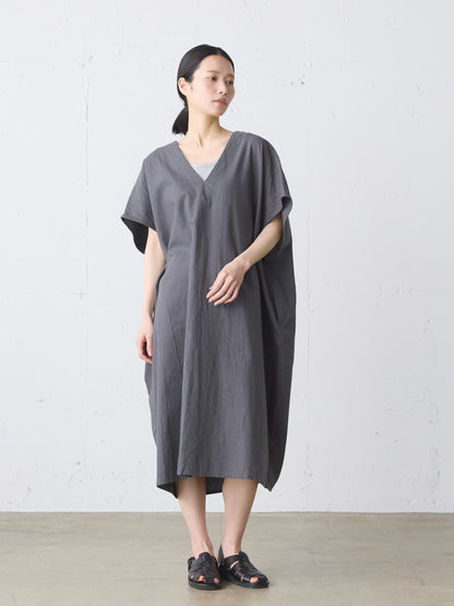 cotton linen wide one-piece