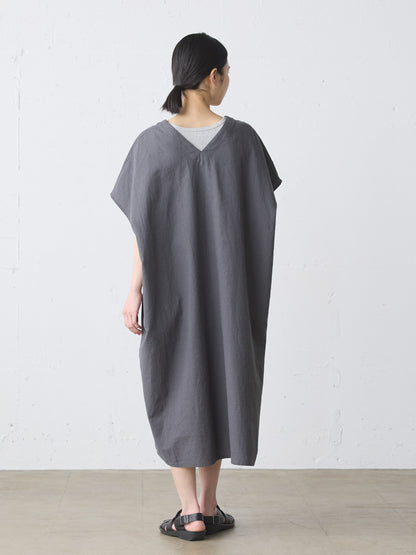 cotton linen wide one-piece