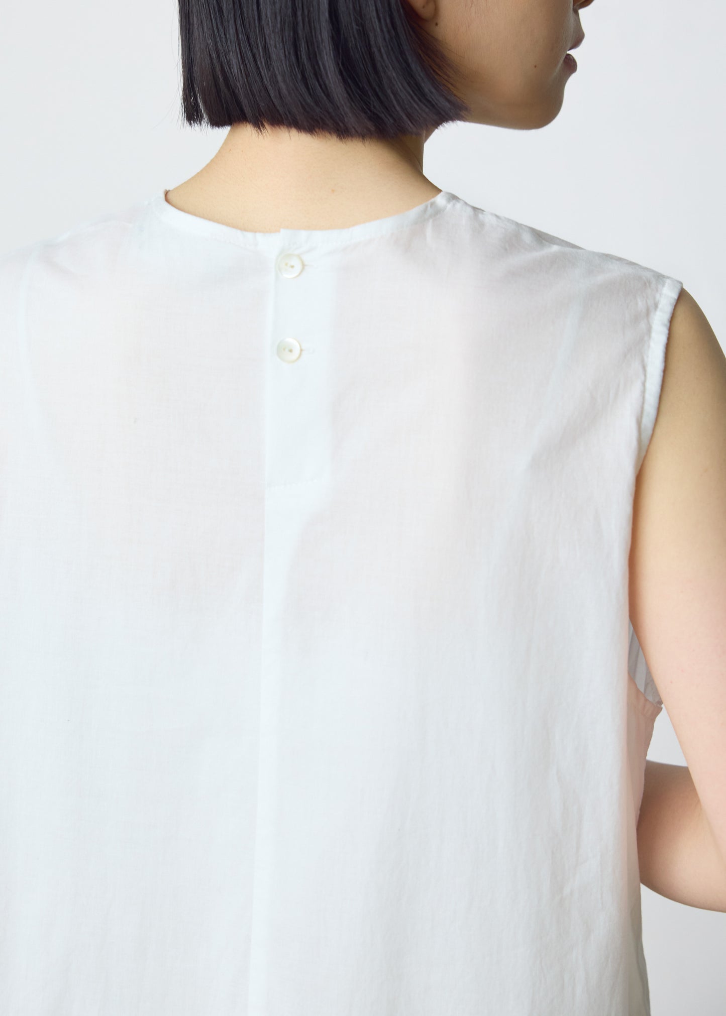 gathered no sleeve one-piece