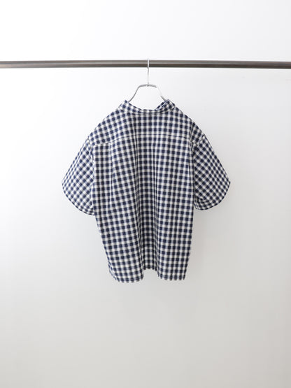 seersucker check shirt