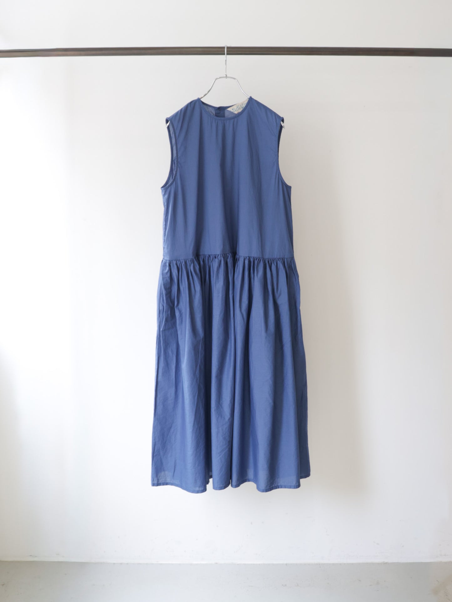 gathered no sleeve one-piece