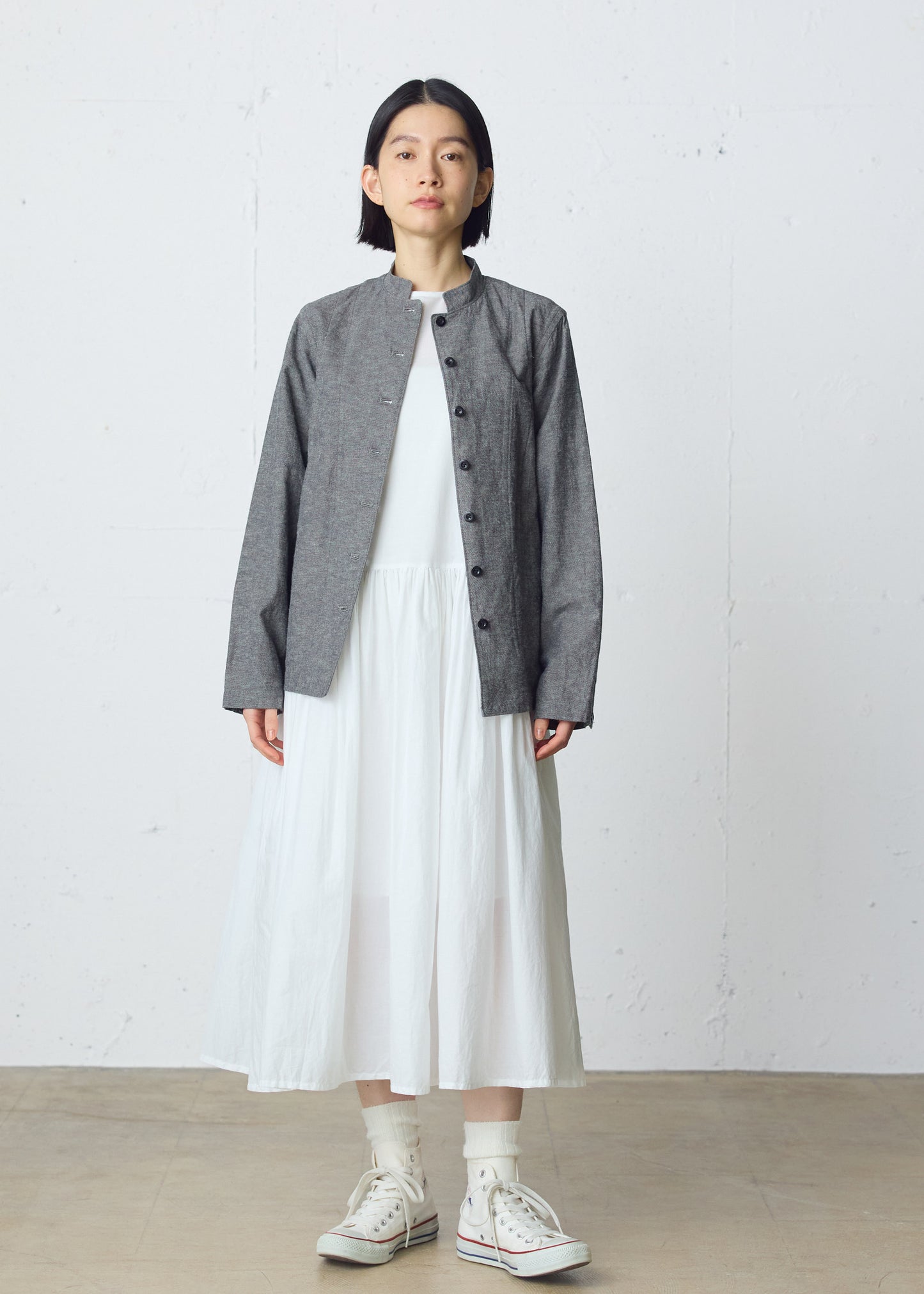 gathered no sleeve one-piece