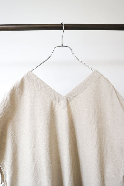 cotton linen wide one-piece