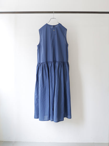 gathered no sleeve one-piece