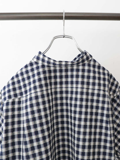 seersucker check shirt