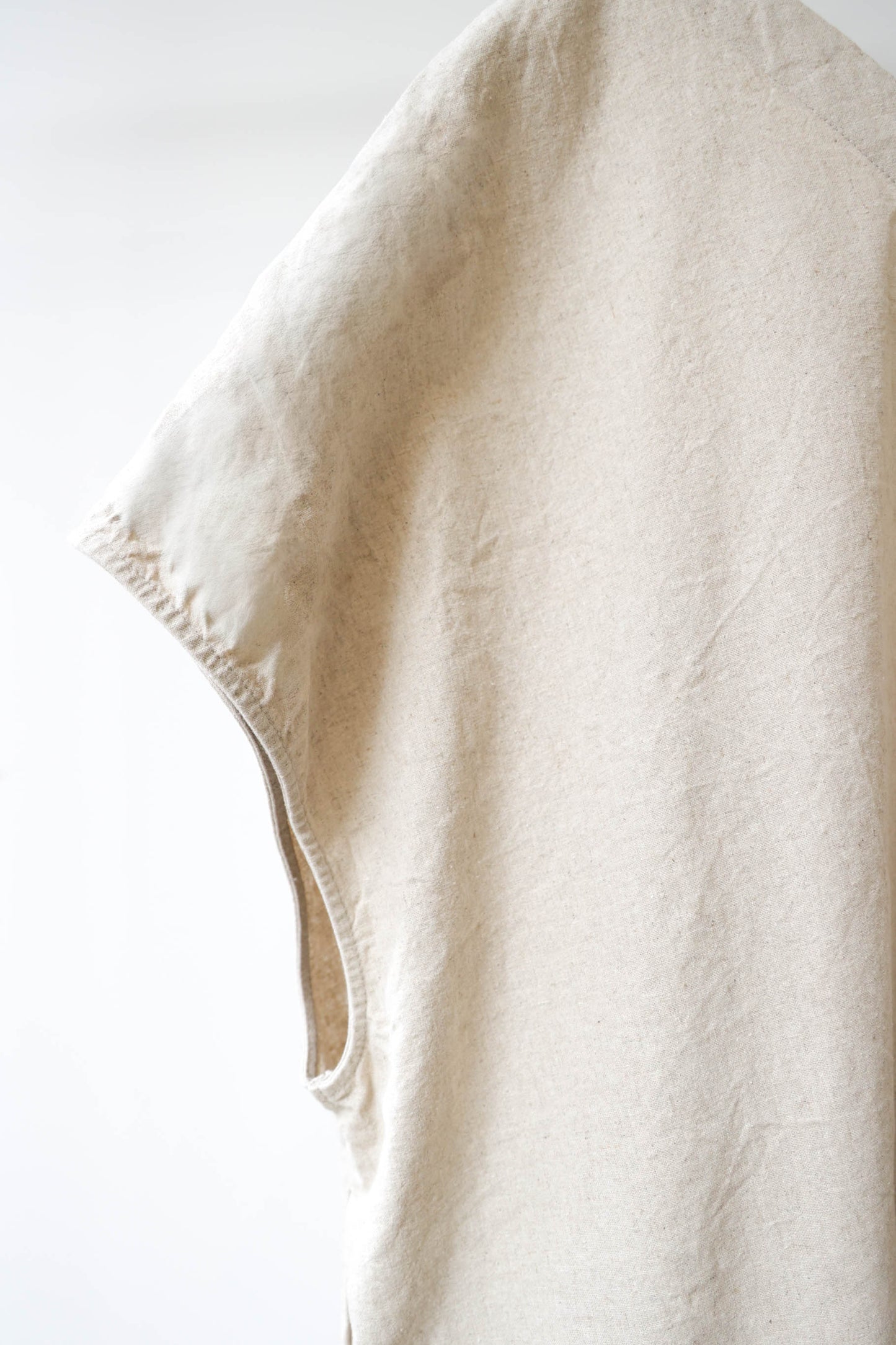 cotton linen wide one-piece