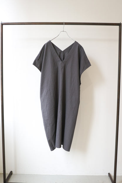 cotton linen wide one-piece