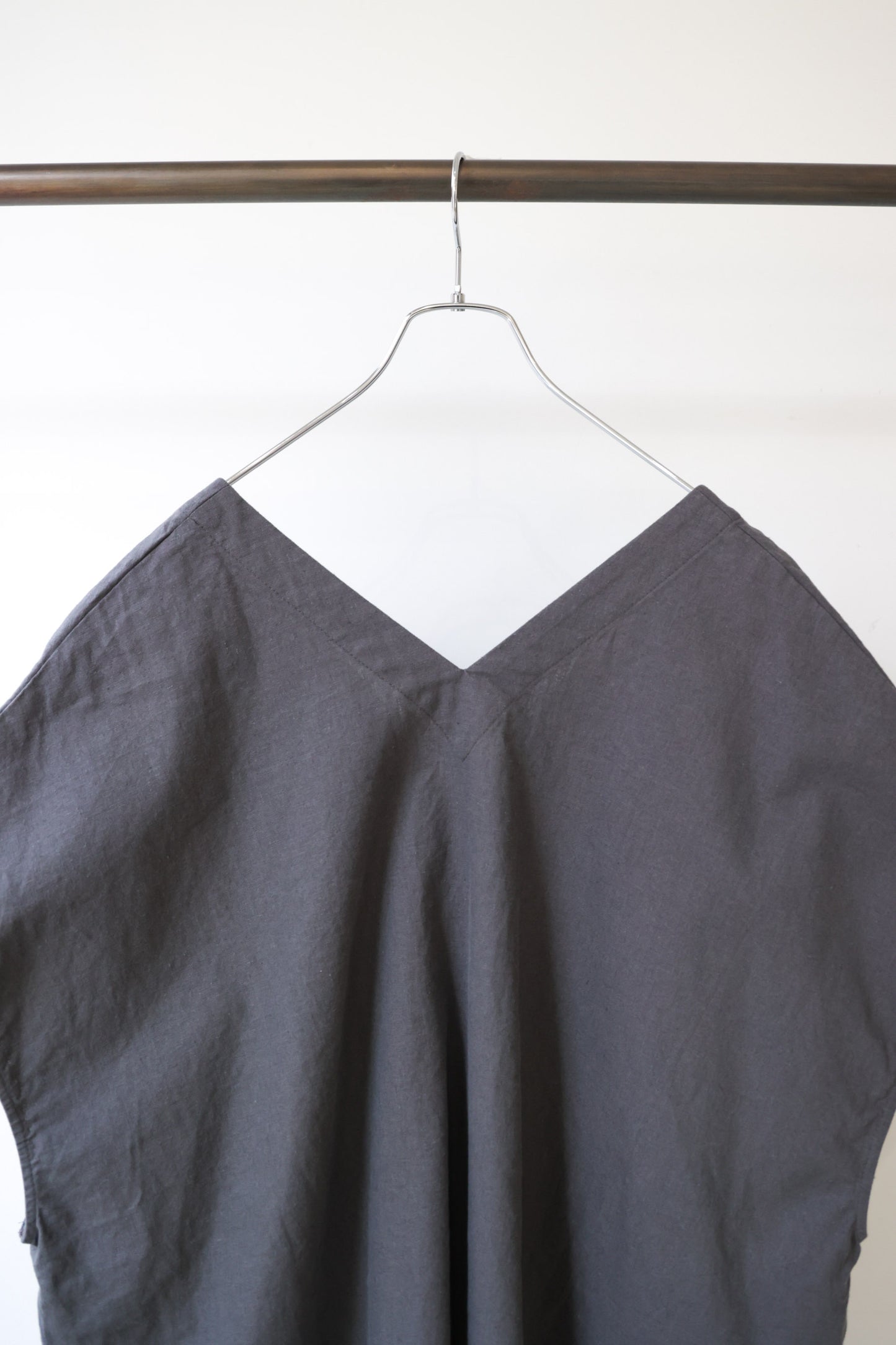 cotton linen wide one-piece