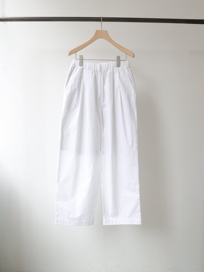 color tuck easy pants