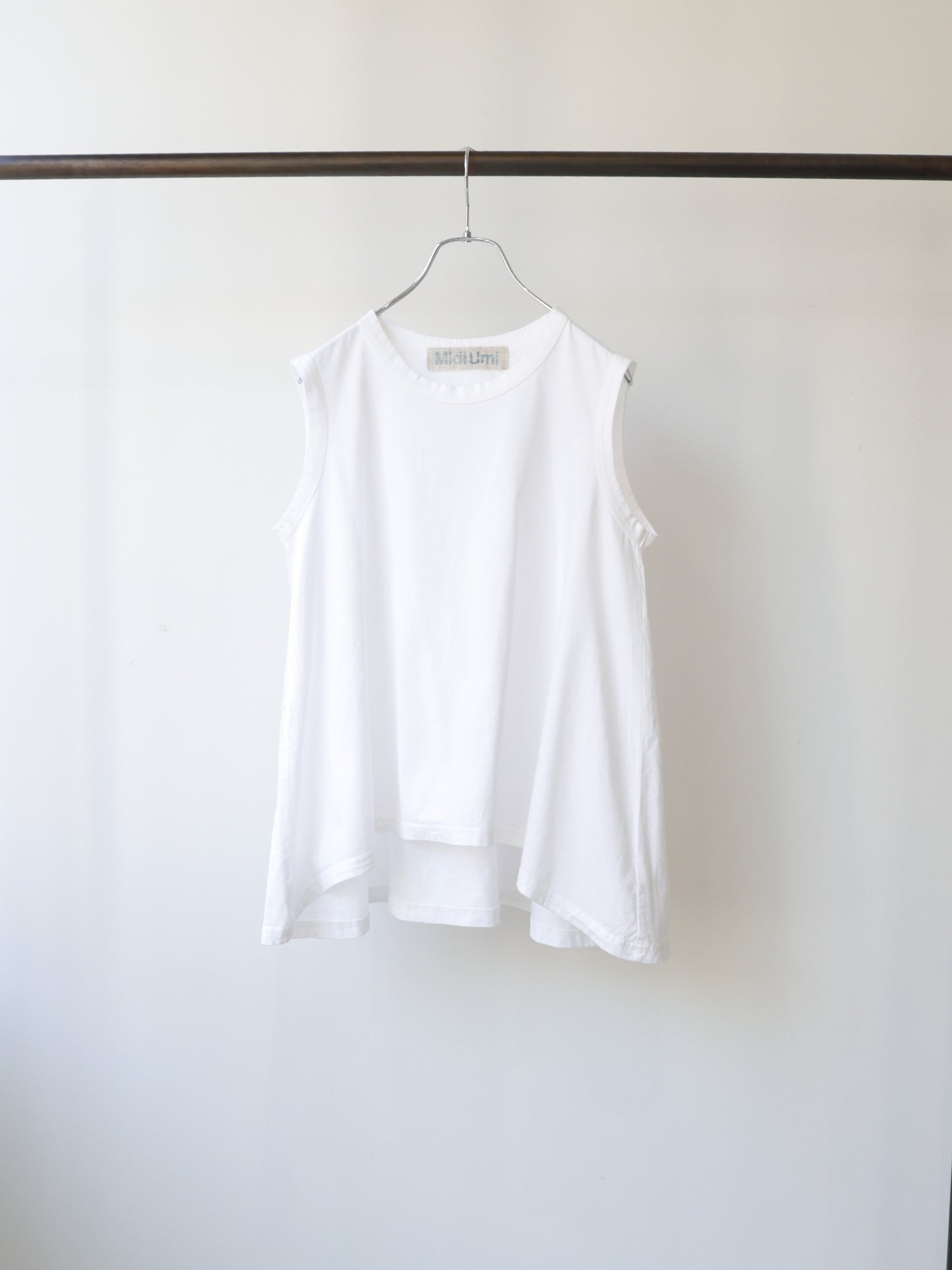 crew neck flare tank top