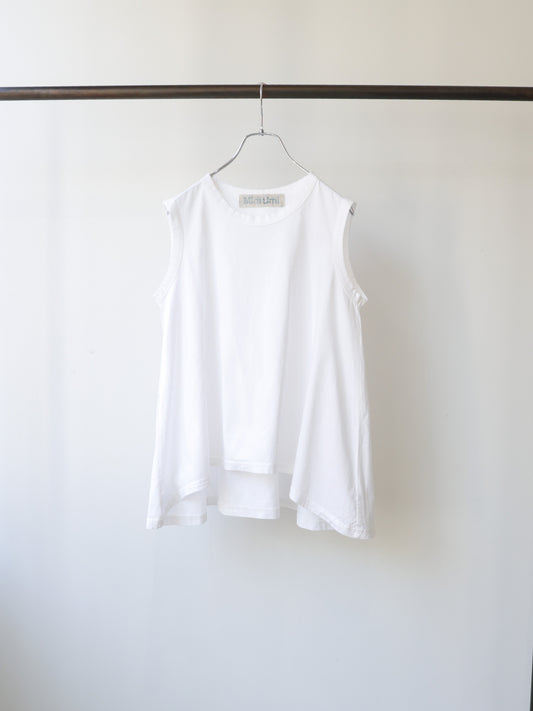 crew neck flare tank top