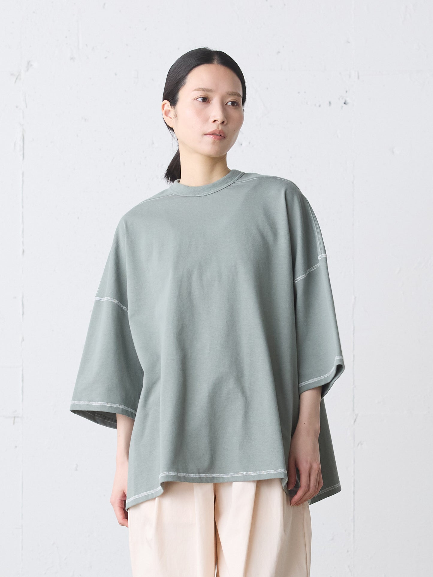 stitch wide pullover