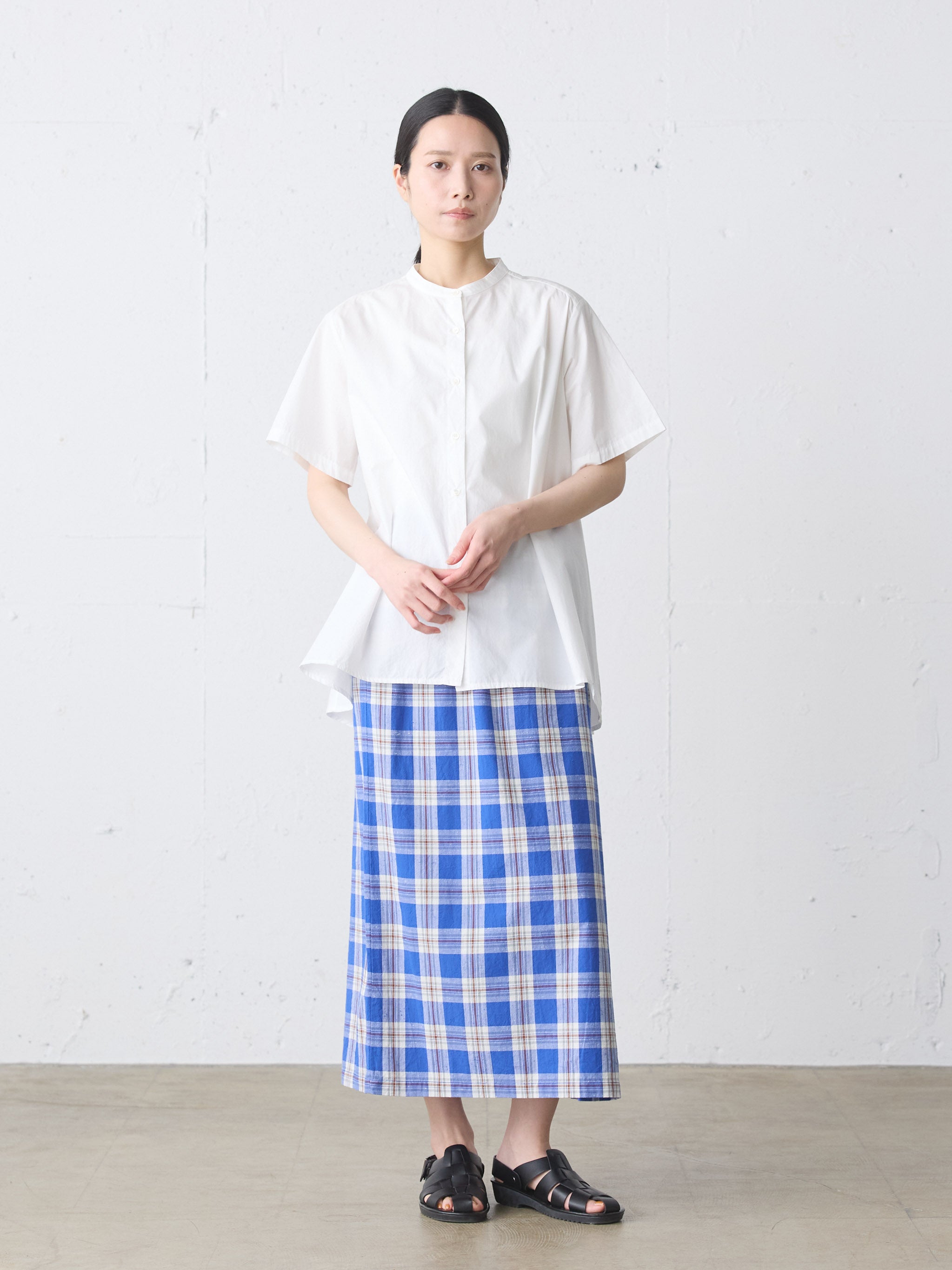 check lap like skirt