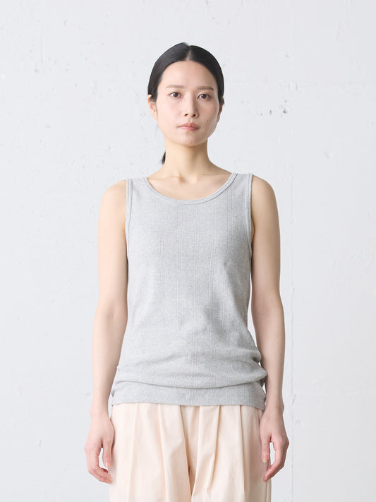 eyeret mesh tank top