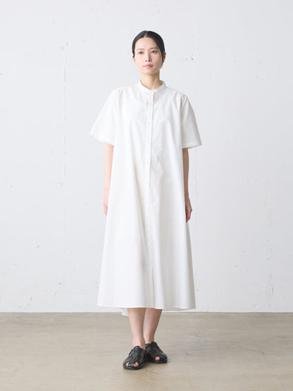 half slv A line shirt one-piece