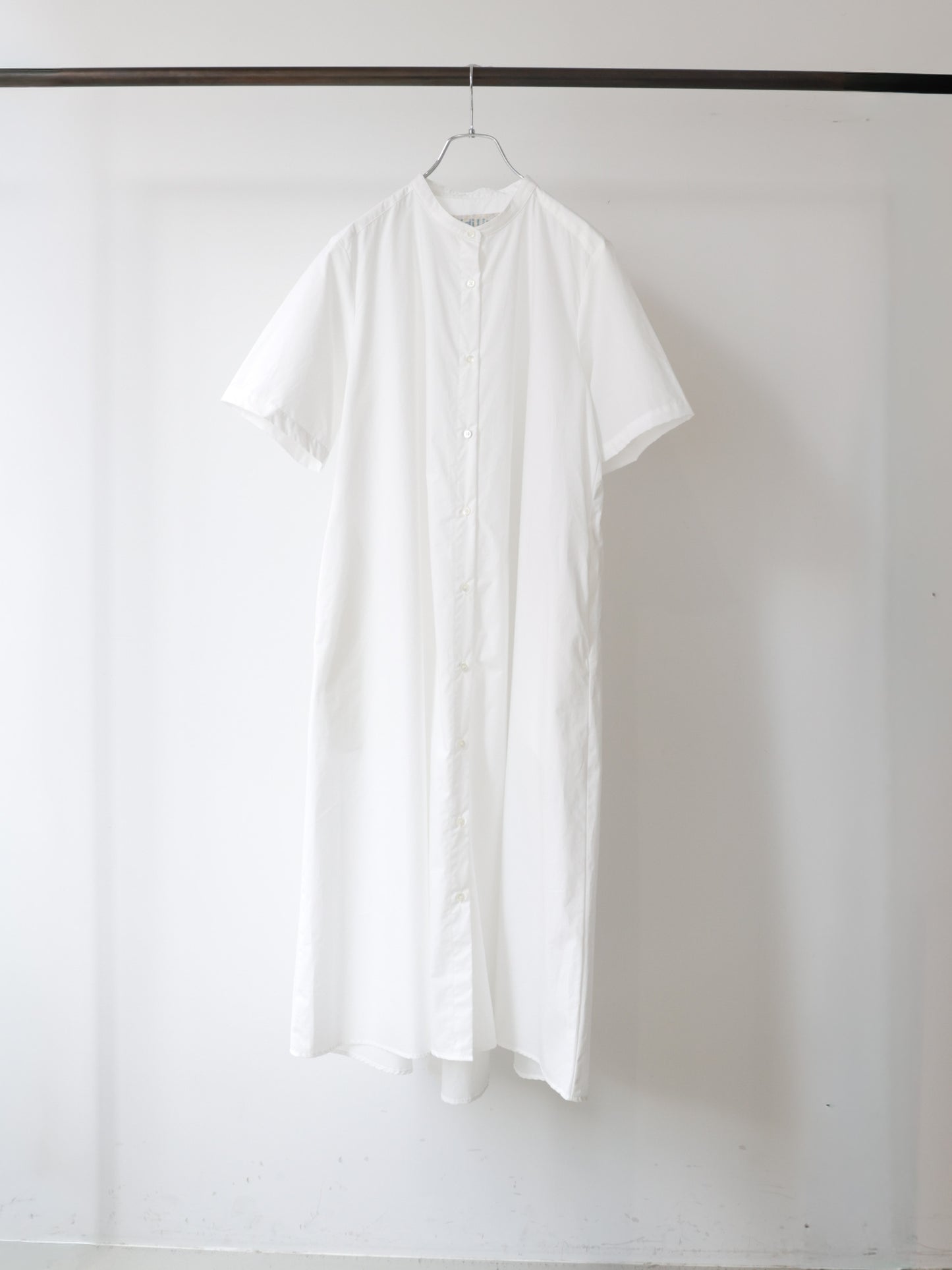 half slv A line shirt one-piece