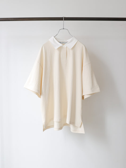 wide polo pullover