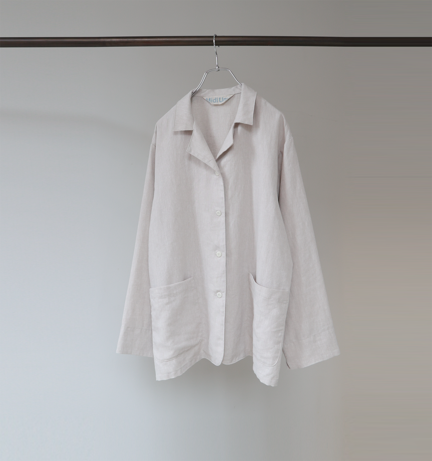 【A】NORTHERN LINEN shirt jacket