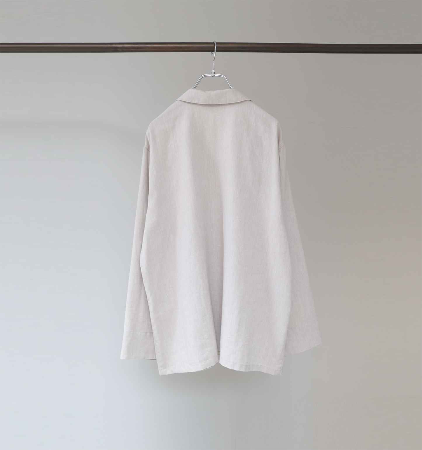 【A】NORTHERN LINEN shirt jacket