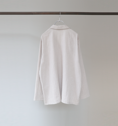 【A】NORTHERN LINEN shirt jacket