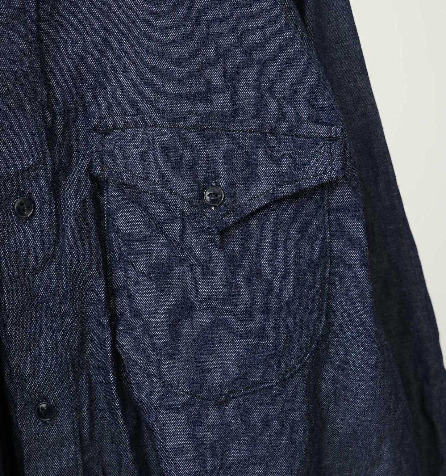 【A】denim shirt onepiece