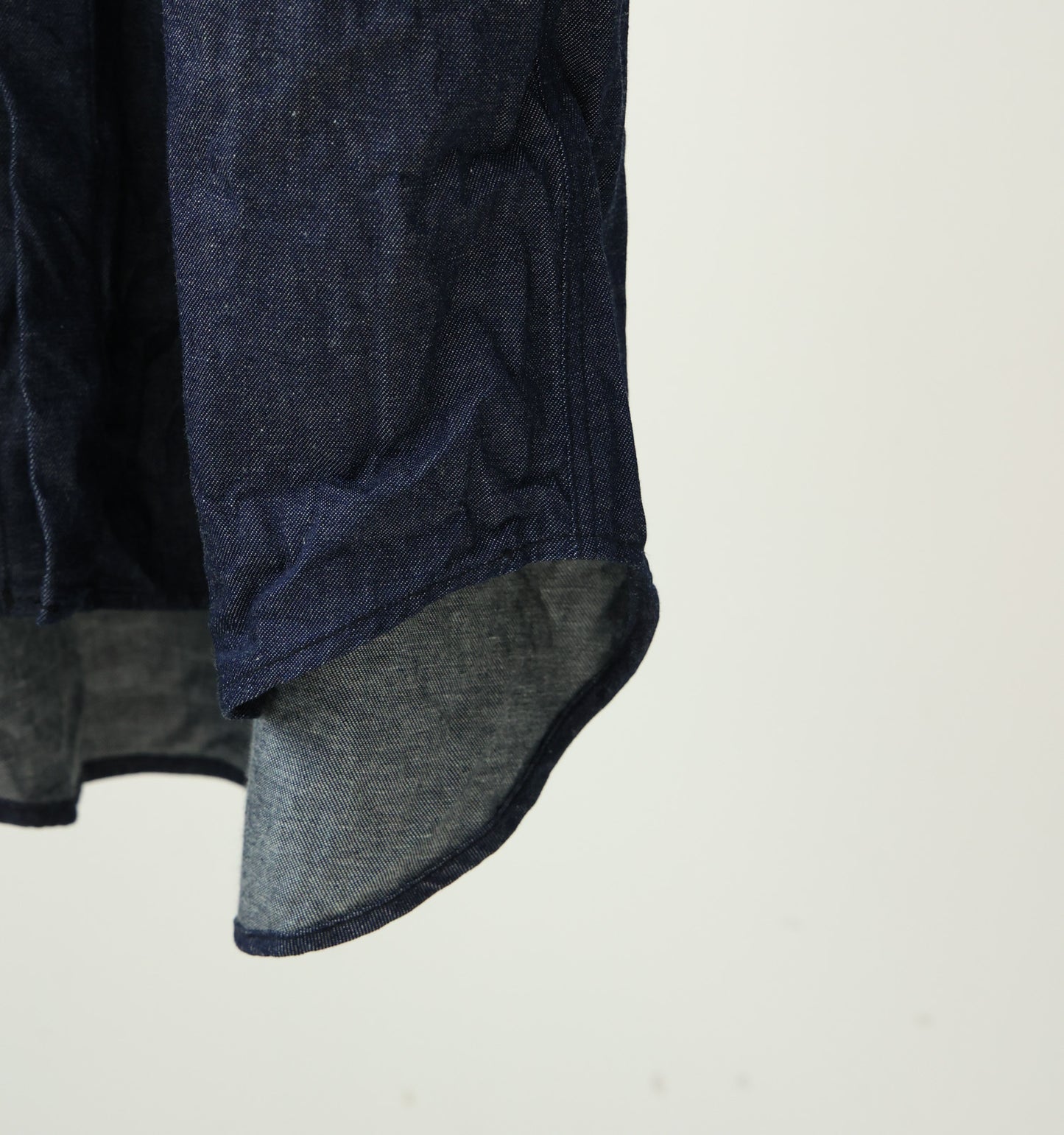 【A】denim shirt onepiece