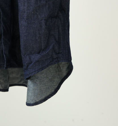 【A】denim shirt onepiece