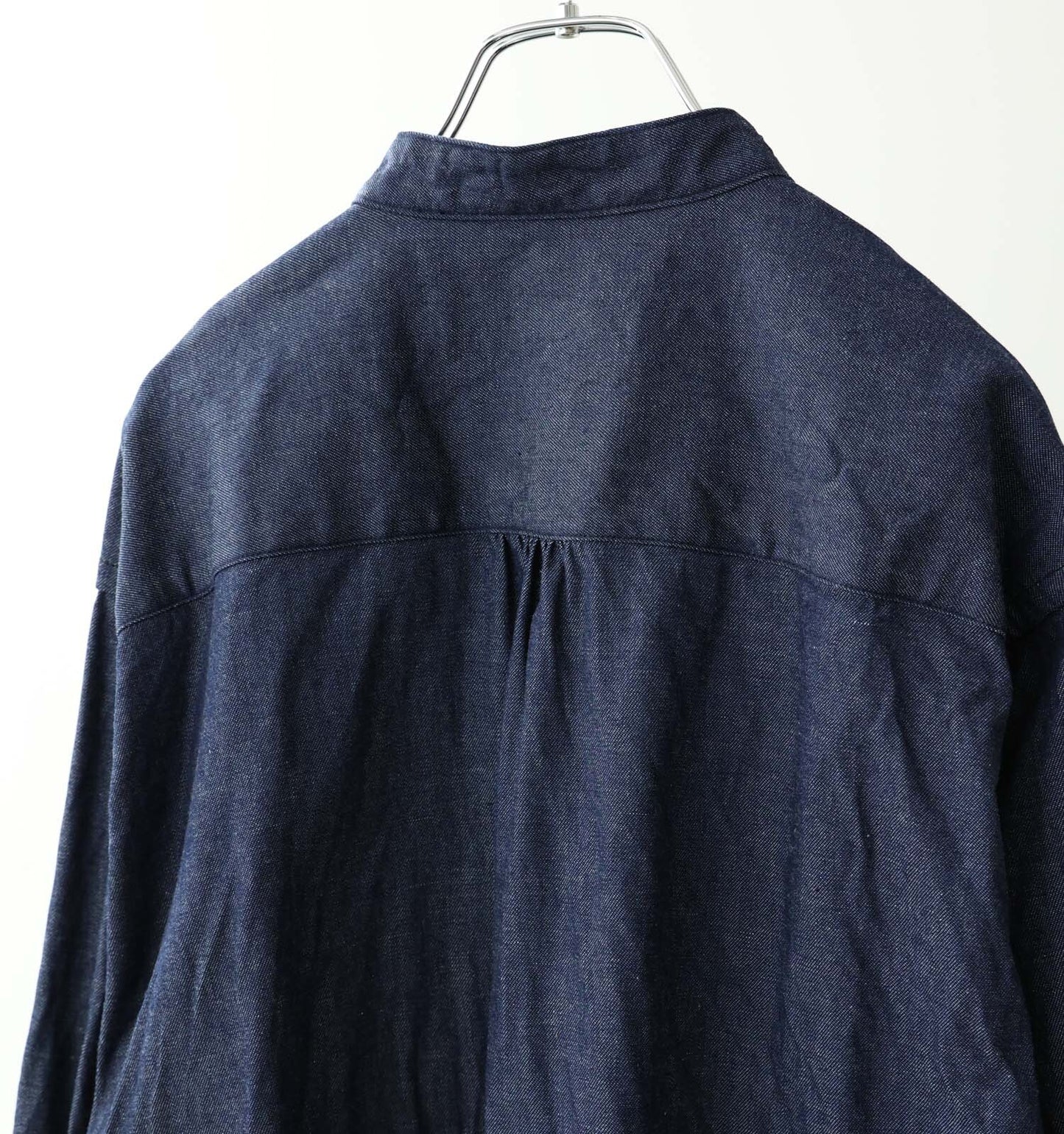 【A】denim shirt onepiece