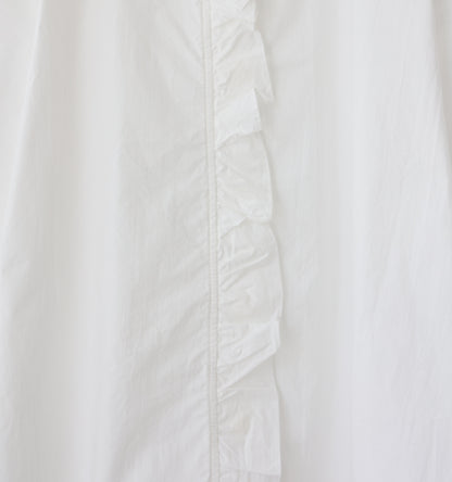【A】half sleeve frill short shirt