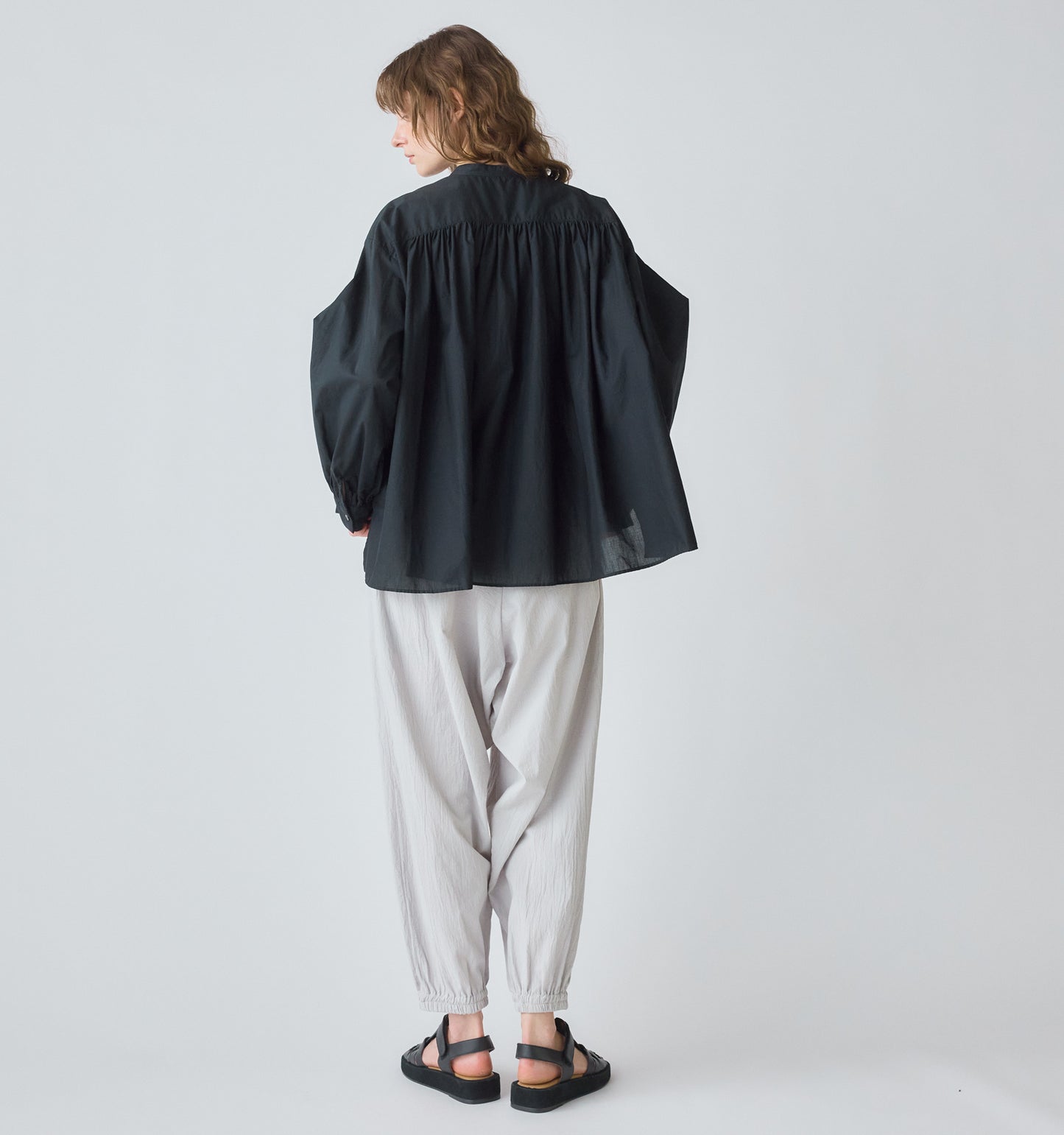 【A】HOME volume easy pants