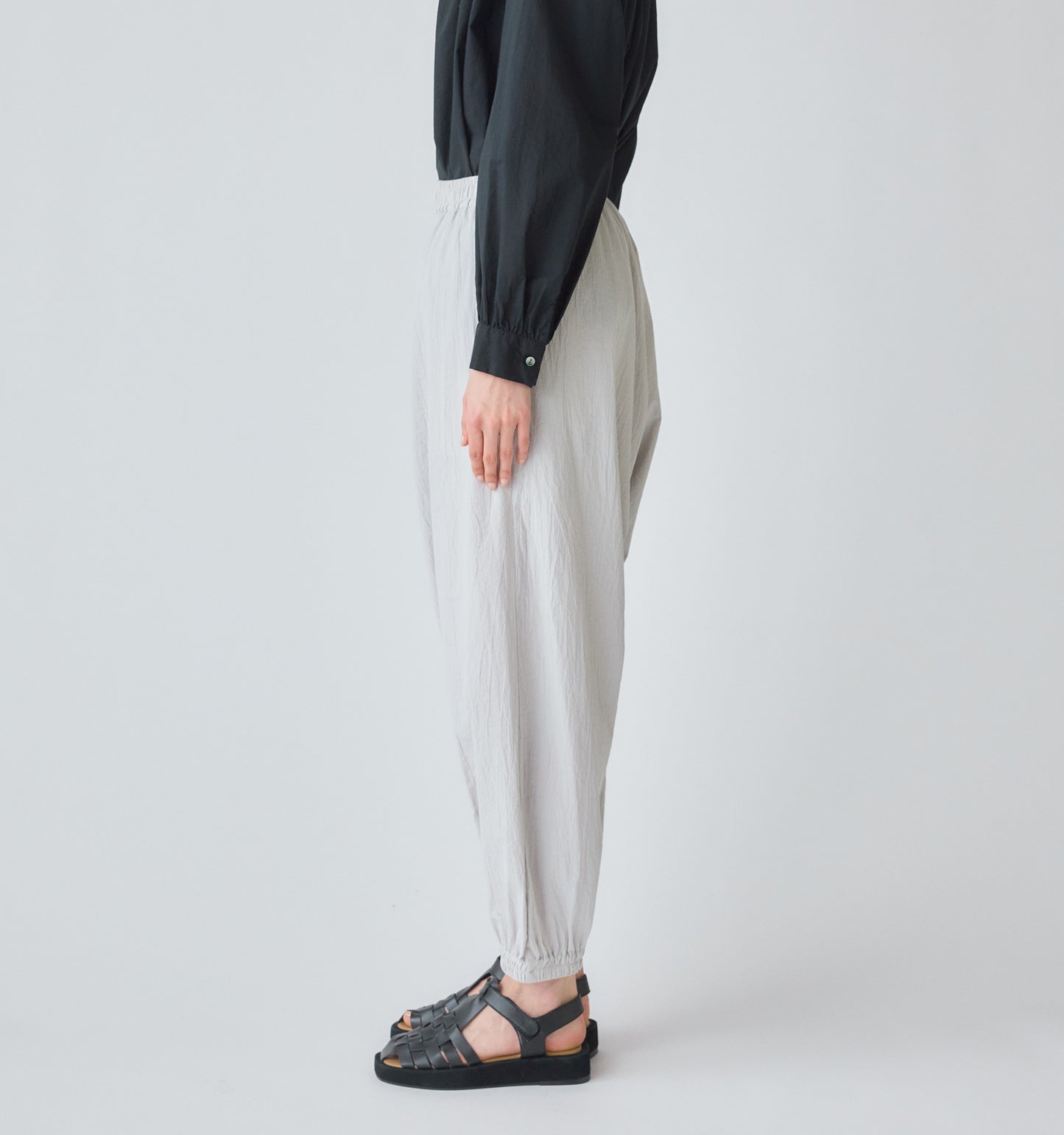 【A】HOME volume easy pants