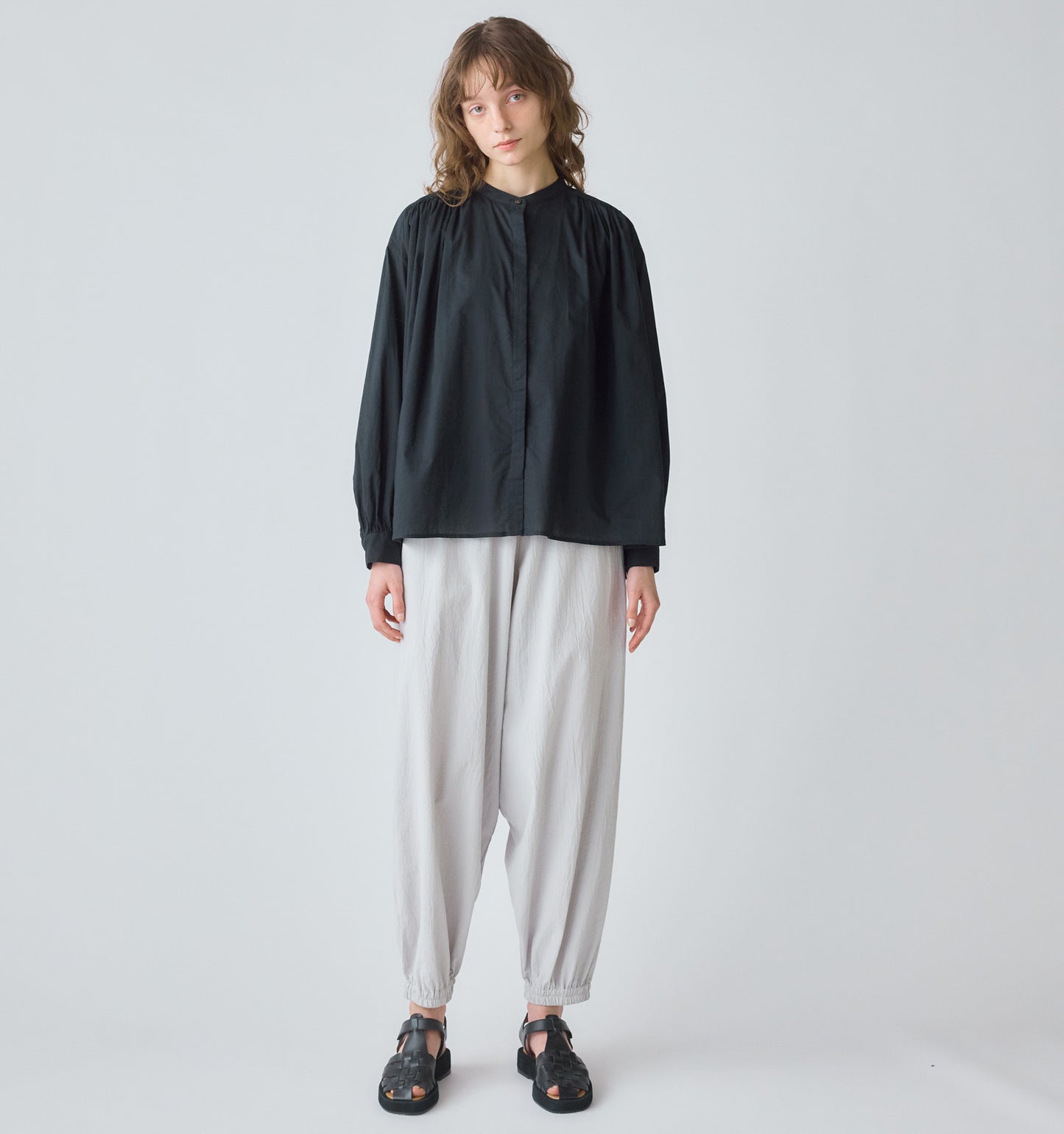【A】HOME volume easy pants