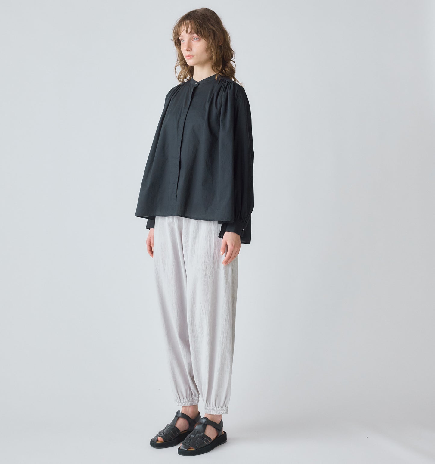 【A】HOME volume easy pants