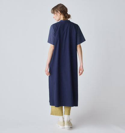 【A】crew neck gilet one piece