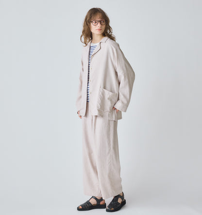 【A】NORTHERN LINEN shirt jacket